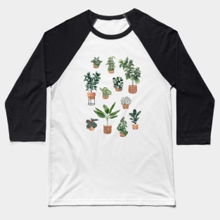 Potted Plants Collection 5 Baseball T-Shirt